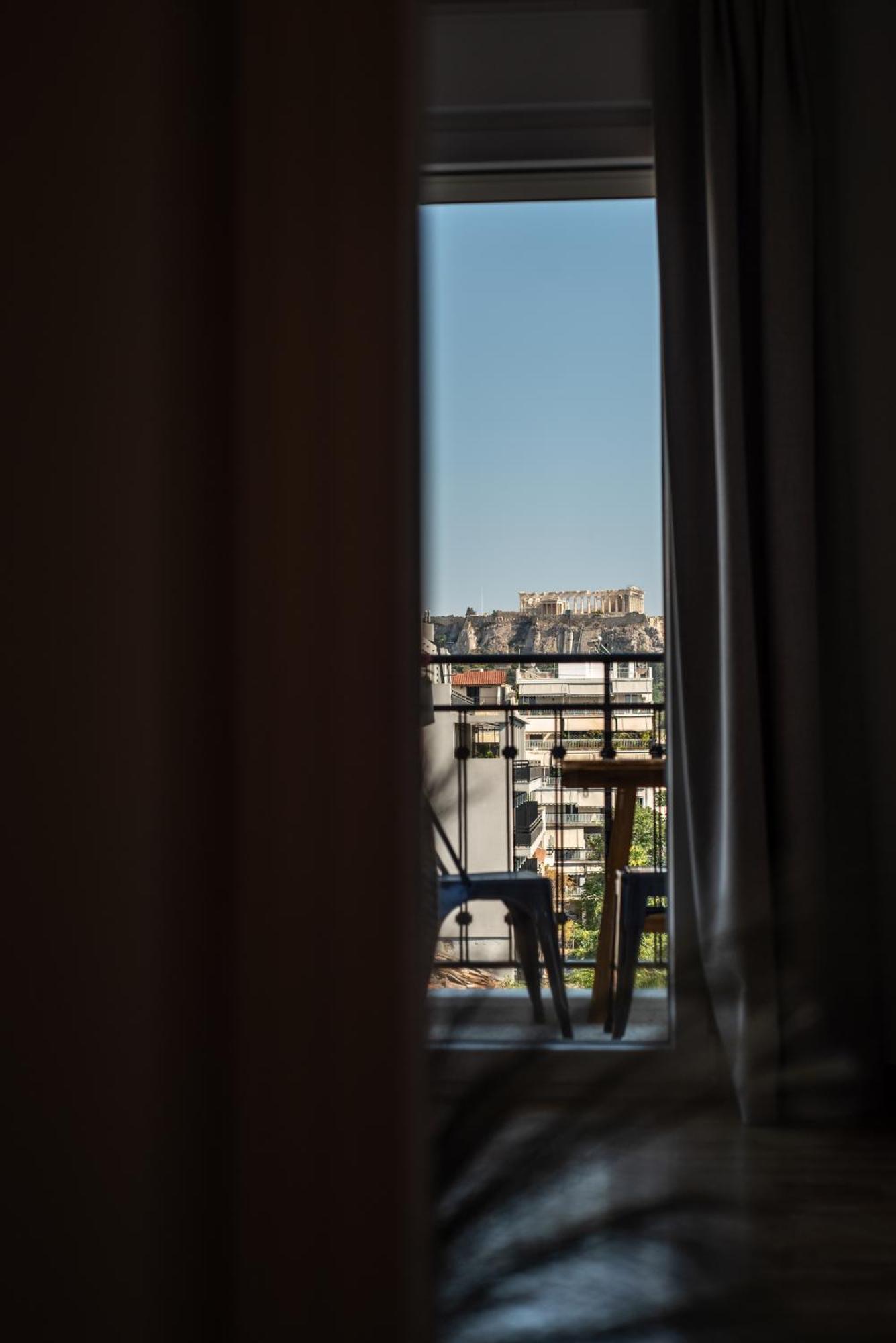 Apartmán Stunning Acropolis View - 500M Metro - At Historical Center Atény Exteriér fotografie